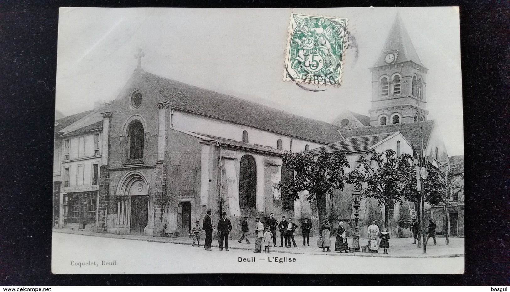 CPA D95 Deuil L'église - Deuil La Barre