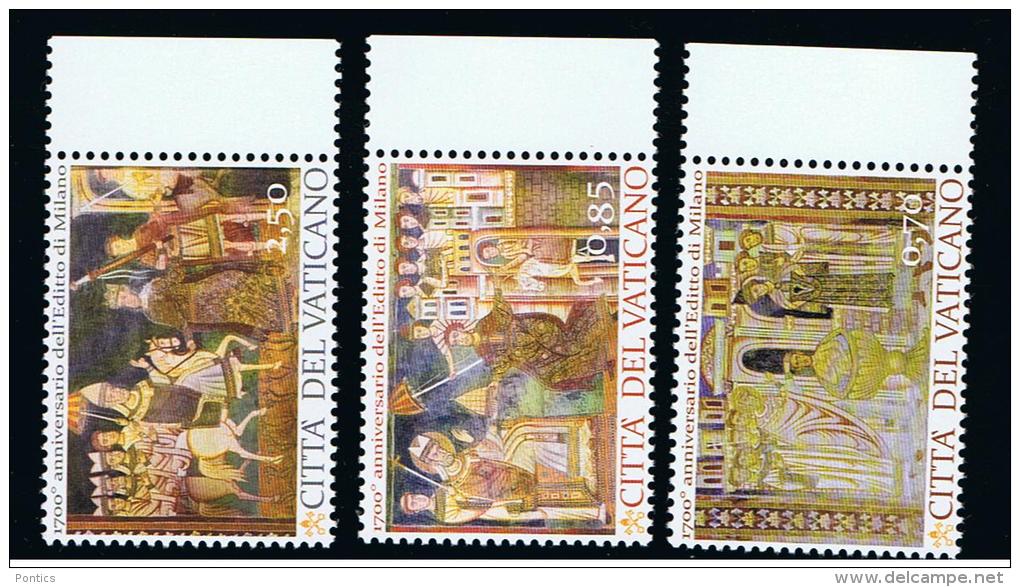 2013 - VATICAN - VATICANO - VATIKAN - D19E1 - MNH SET OF 3 STAMPS ** - Unused Stamps