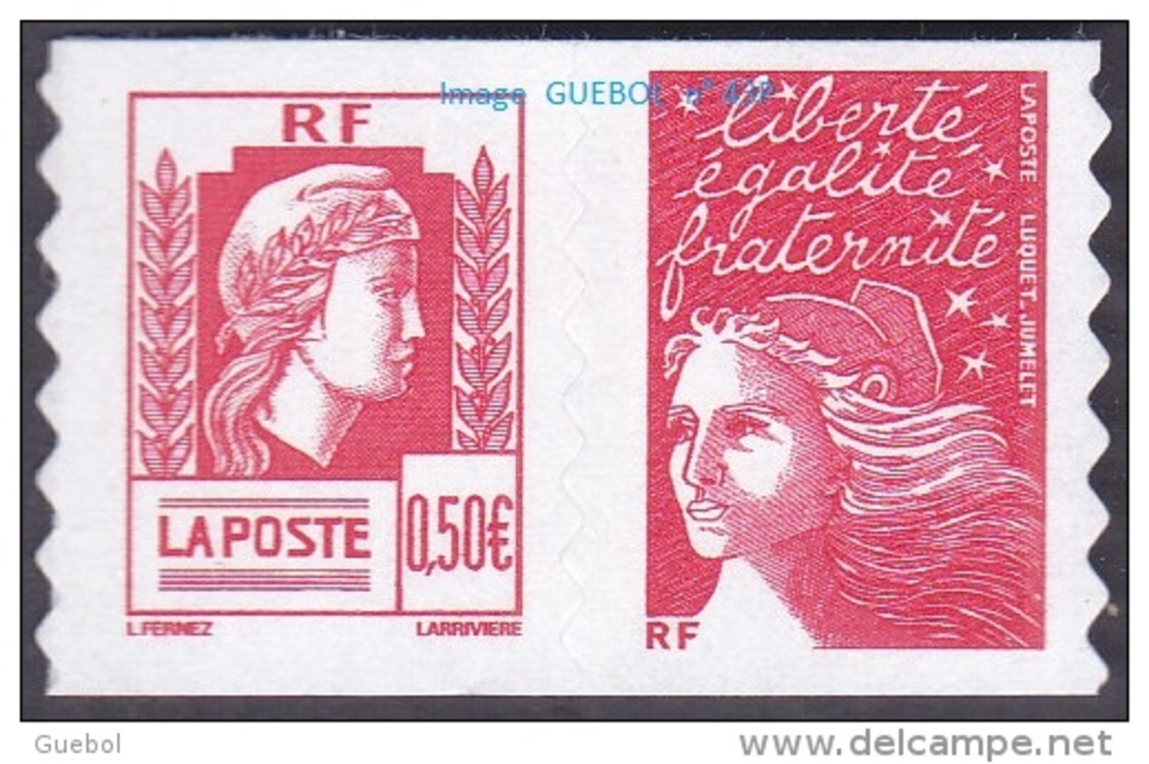 France Autoadhésif ** N°   43 P Ou 3716 P - 60 Eme Anniversaire De La Marianne D'Alger - Neufs