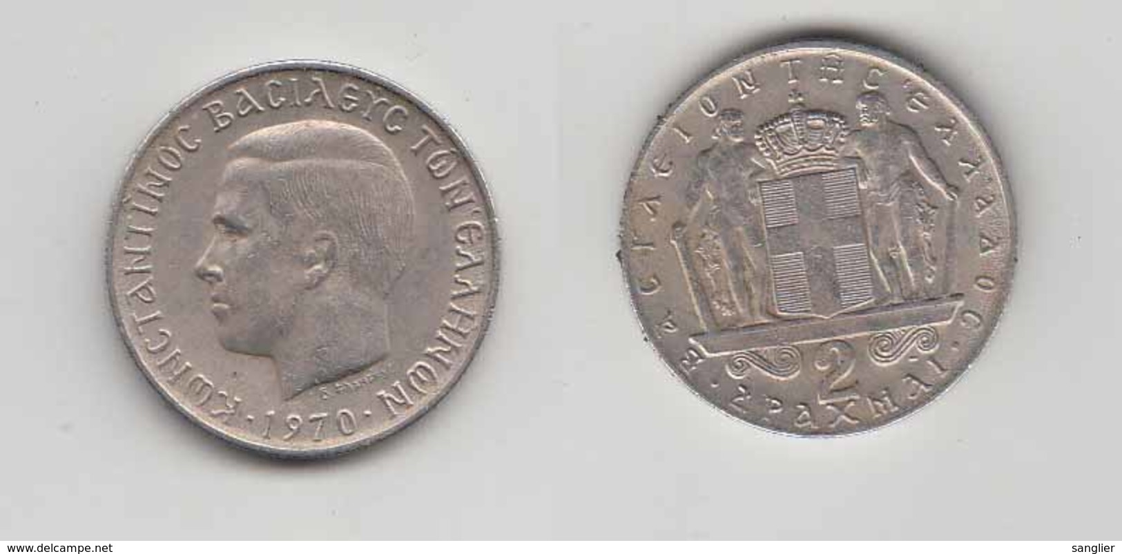 2 DRACHMAI 1970 - Grecia