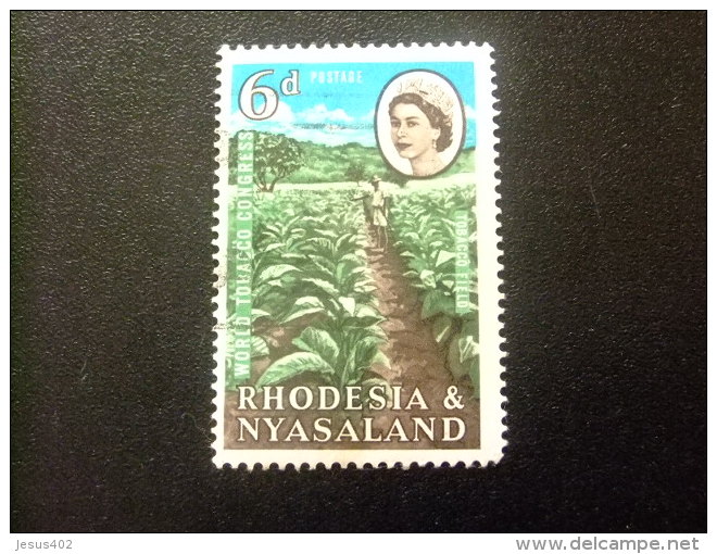RHODESIA &amp; NYASSALAND 1963 Plantación Yvert N &ordm; 45 &ordm; FU - Rodesia & Nyasaland (1954-1963)