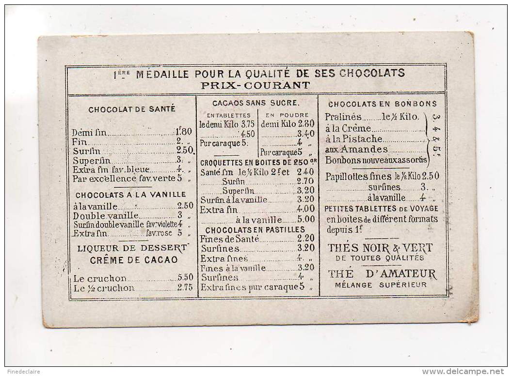 Chromo - Chocolat Ibled - Cavalier IX° Siècle - Ibled