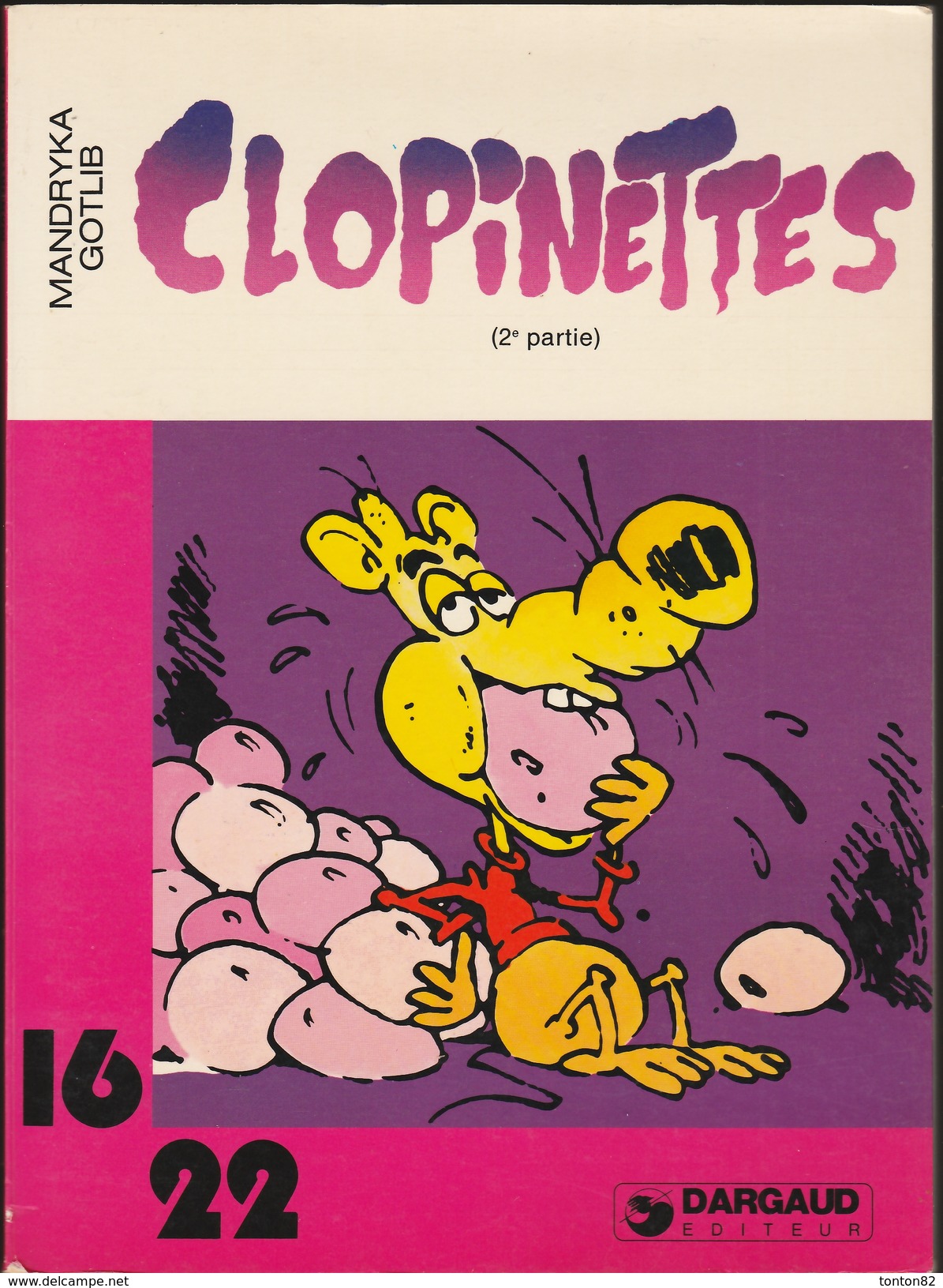 Mandryka / Gotlib - Clopinettes - 16 / 22 - Dargaud N° 89- ( 1980 ) . - Flash
