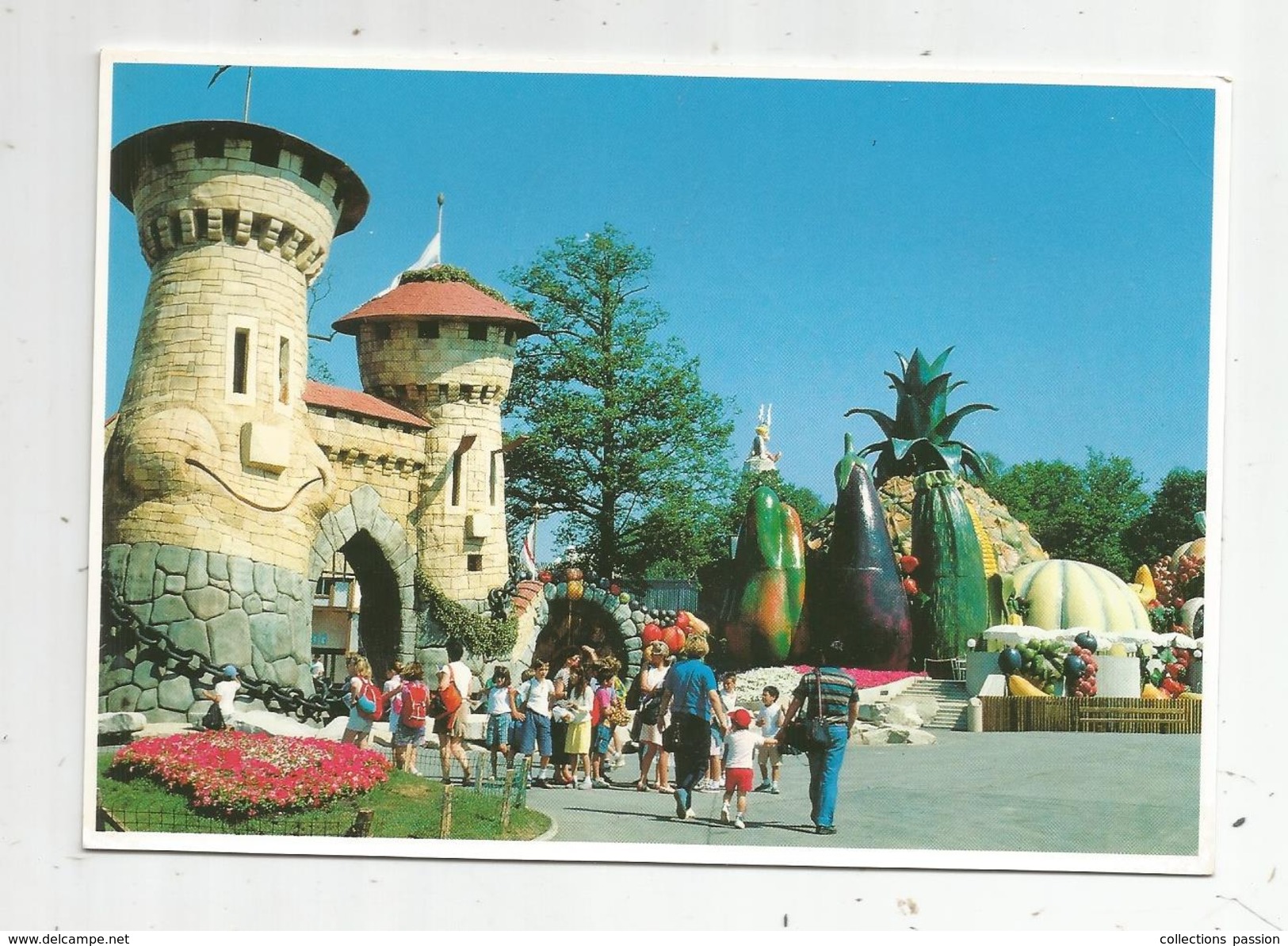 G-I-E , Cp , Bandes Dessinées , Parc ASTERIX , Série ,  Les Tours Amoureuses ,photo : Parc Astérix, Ref : 90/10 , Vierge - Comics