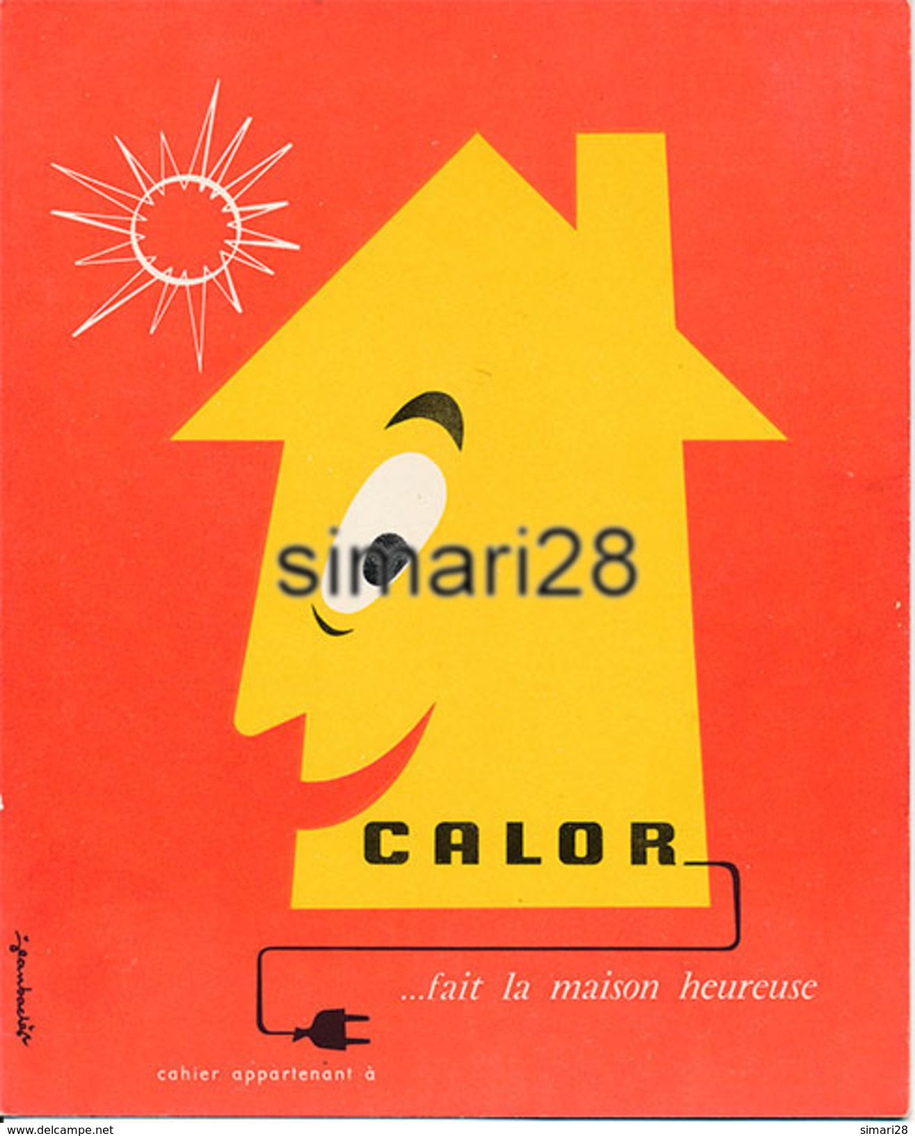 PROTEGE-CAHIERS - CALOR - FAIT LA MAISON HEUREUSE - Electricité & Gaz