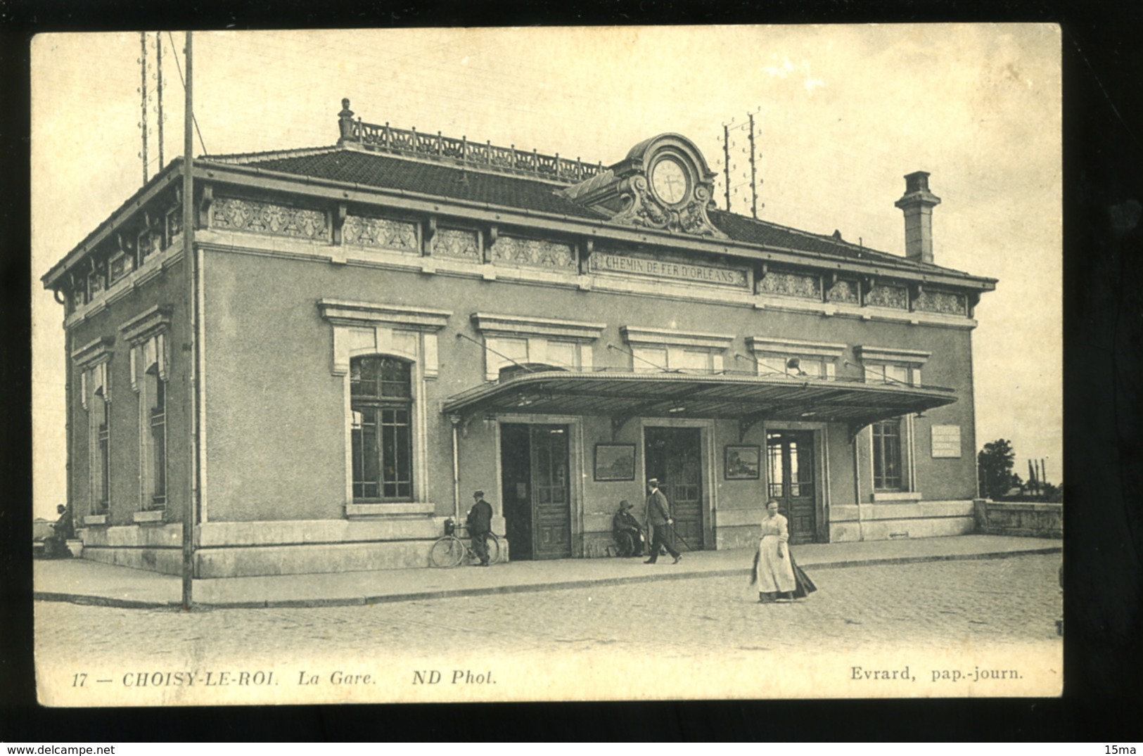 94 Val De Marne  Choisy Le Roi 17 La Gare ND Animée 1913 - Choisy Le Roi