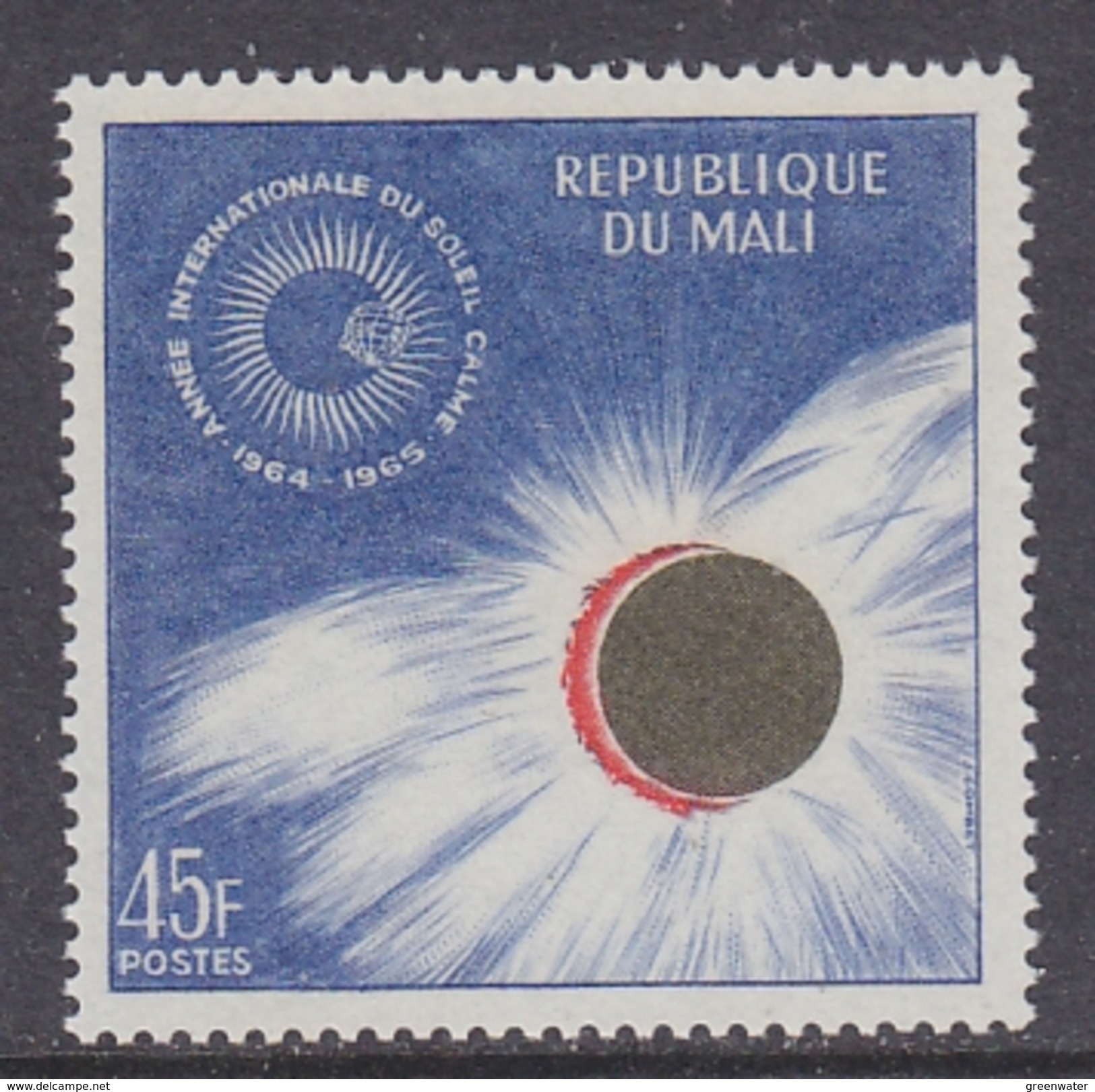 Mali 1964 International Quiet Sun Year 1v ** Mnh (34005N) - Mali (1959-...)