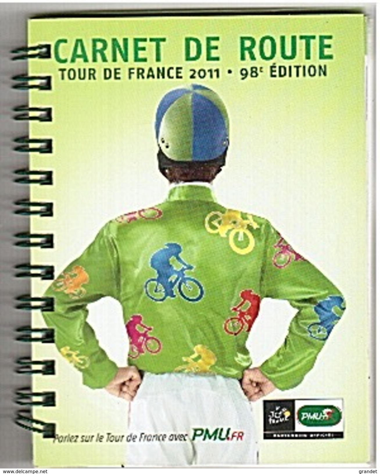 CYCLISME - TOUR DE FRANCE - CARNET - 2011 - PMU - 60 Pages. - Wielrennen