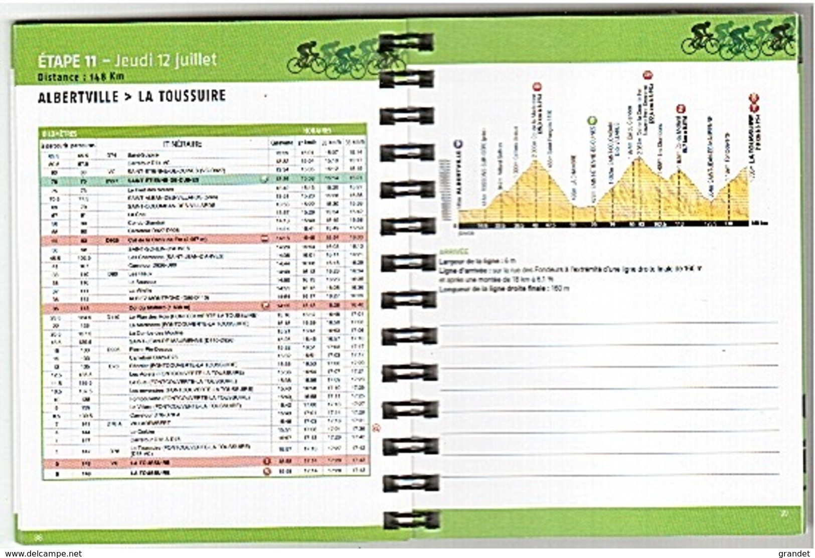 CYCLISME - TOUR DE FRANCE - CARNET - 2012 - PMU - 60 Pages. - Ciclismo