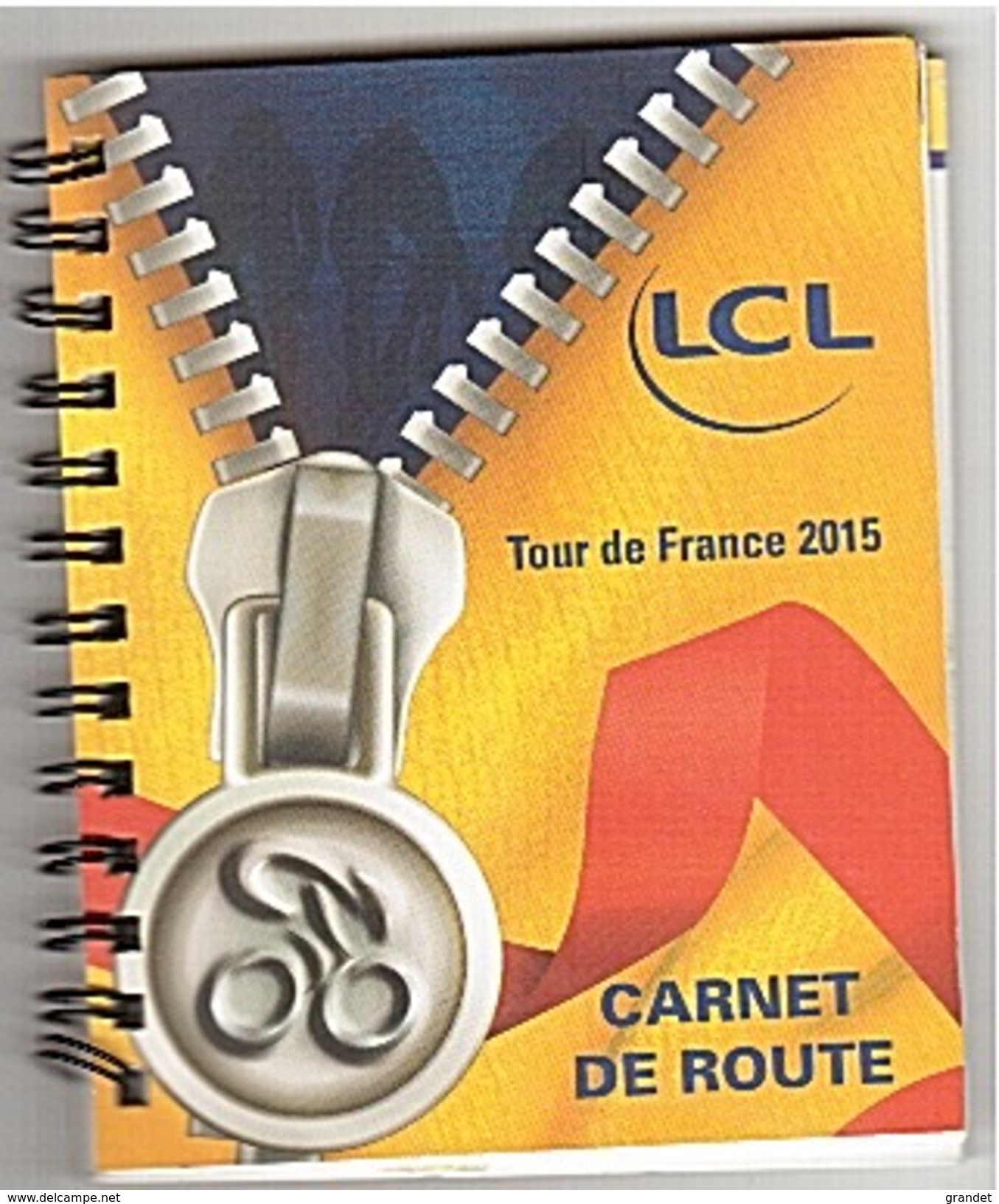 CYCLISME - TOUR DE FRANCE - CARNET - 2015 - PMU - 60 Pages. - Cycling