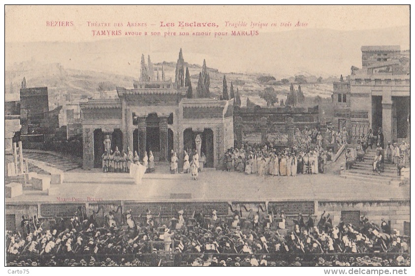 Spectacles - Opéra Théâtre Des Arènes Béziers - Orchestre - Les Esclaves - Tamyris Marcus - Oper