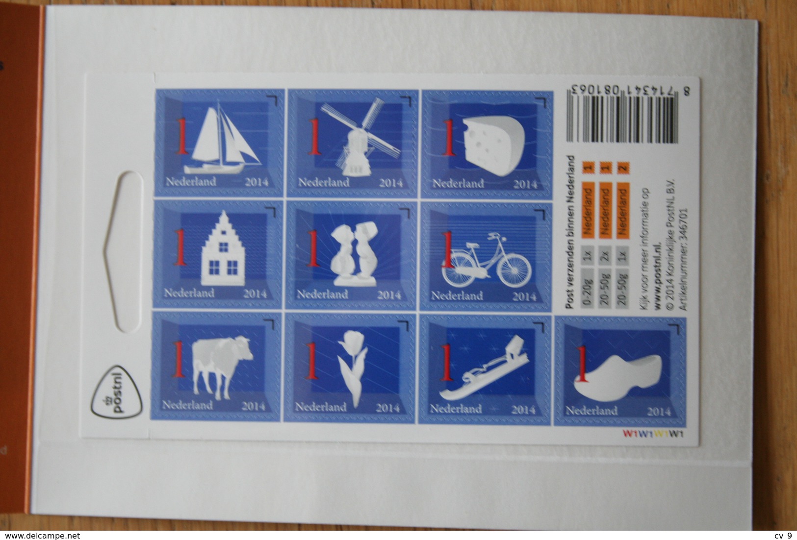 Dutch Symbols Cow Transport Mill PZM 496 Presentaion Pack 2014 POSTFRIS MNH ** NEDERLAND / NIEDERLANDE / NETHERLANDS - Neufs