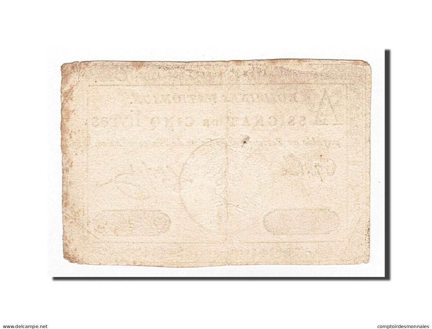 Billet, France, 5 Livres, 1791, 1791-11-01, Corset, TTB, KM:A50, Lafaurie:145 - Assignats & Mandats Territoriaux