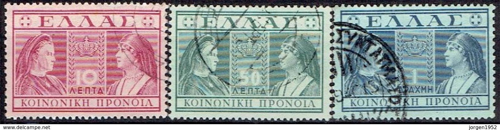 GREECE # SOCIAL WELFARE STAMPS FROM 1939 - National Resistance