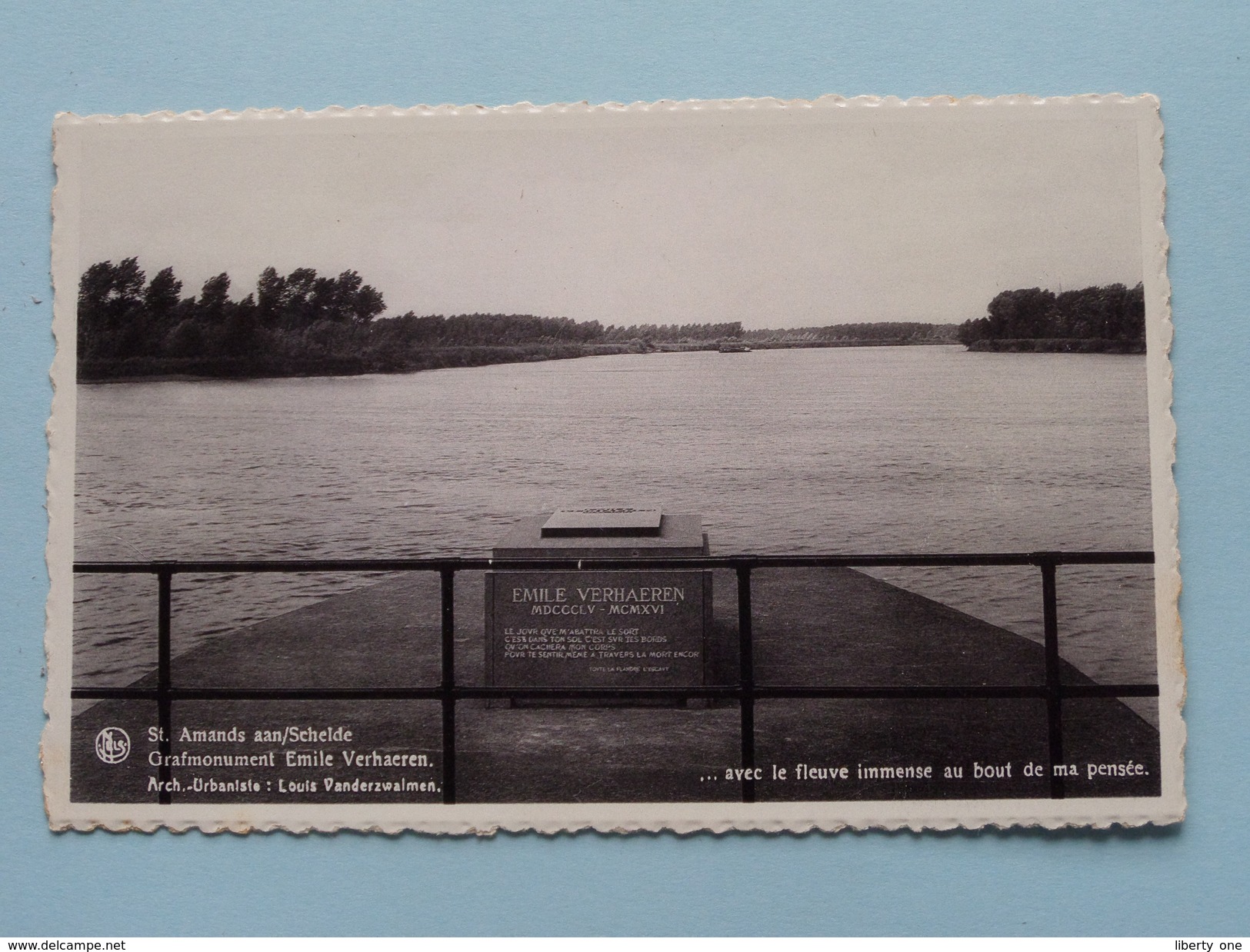 Grafmonument EMILE VERHAEREN ( Famaey ) Anno 19?? ( Zie Foto Details ) !! - Sint-Amands