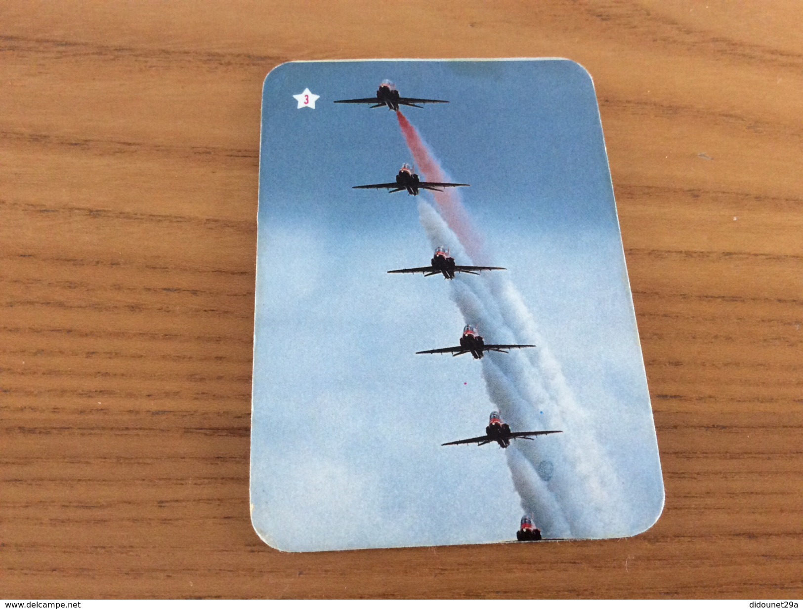 Calendrier 1993 PORTUGAL "Avion N°3 - Patrouille / FACA COMO EU PRATIQUE DESPORTO" (7x10cm) Chromo - Formato Piccolo : 1991-00