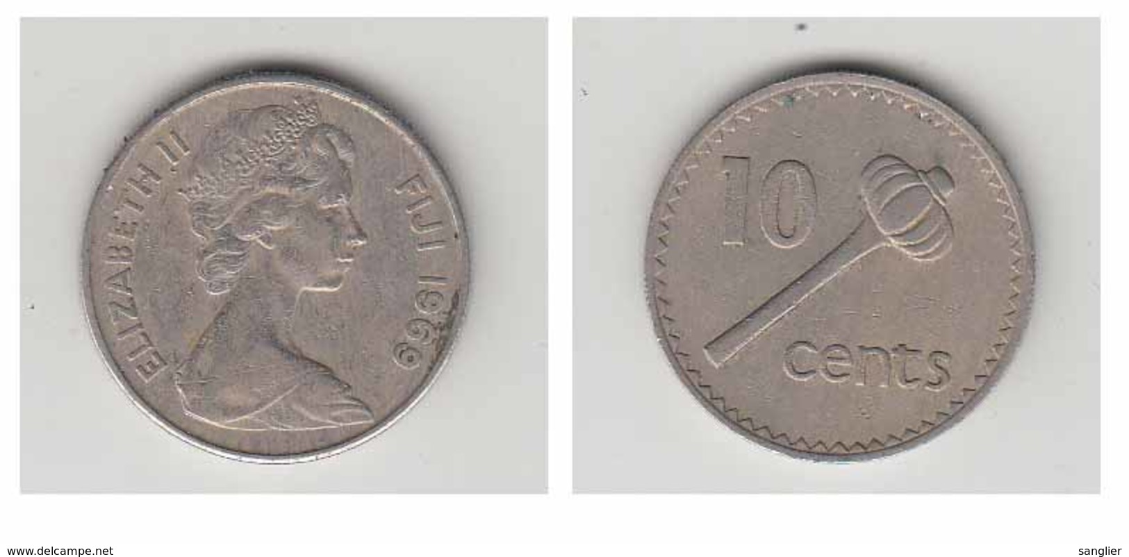 FIJI -10 CENTS 1969 - Autres – Océanie