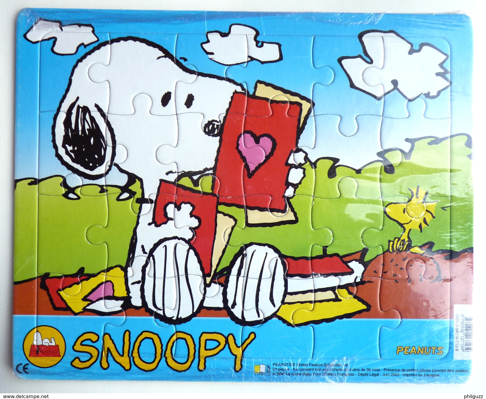 PUZZLE SDP PEANUTS SNOOPY  CARTES 2003 - Puzzles