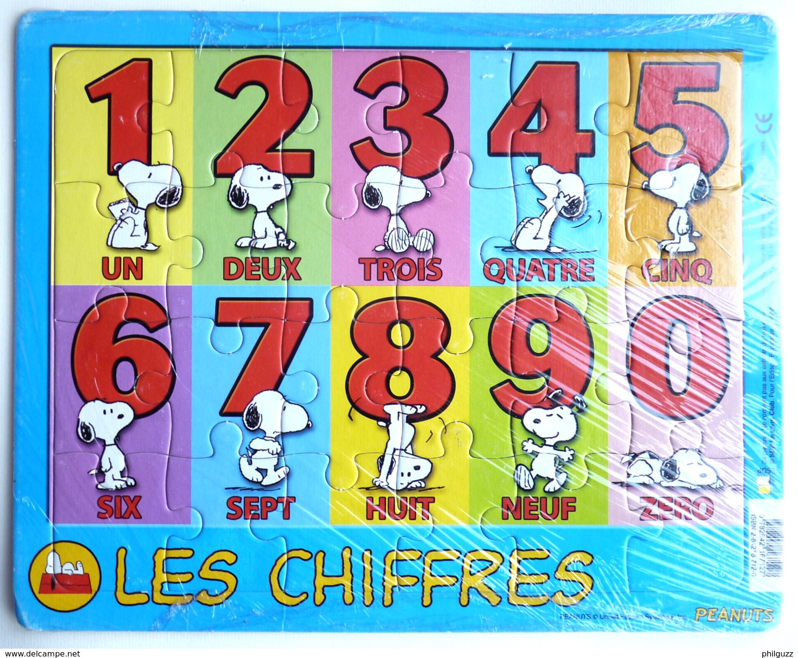 PUZZLE SDP PEANUTS SNOOPY  Les CHIFFRES 2003 - Puzzles