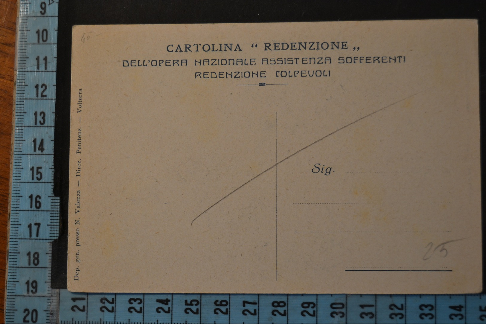 1920 VOLTERRA / Mario Barberis   Pro Redenzione Colpevoli  Ed. Penitenziario  - Rara  Molto Bella - Pisa