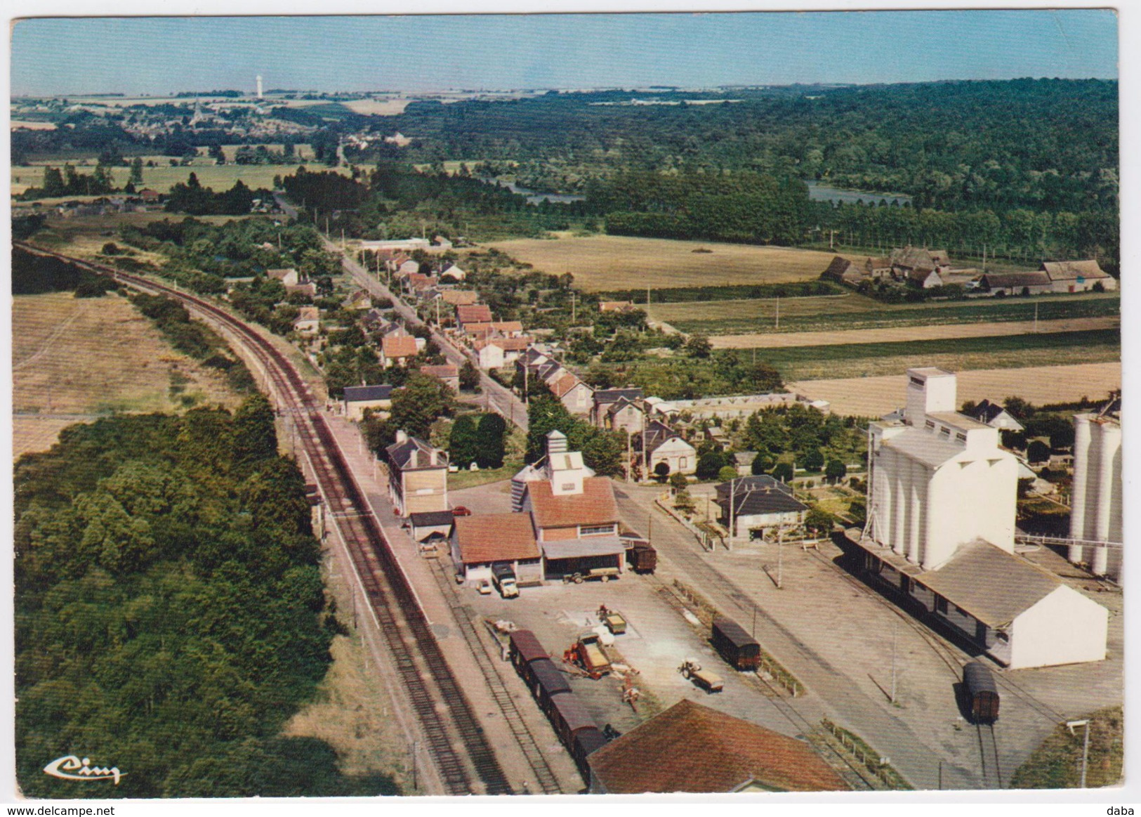 Fréteval. Vue Aérienne.  La Gare. - Autres & Non Classés