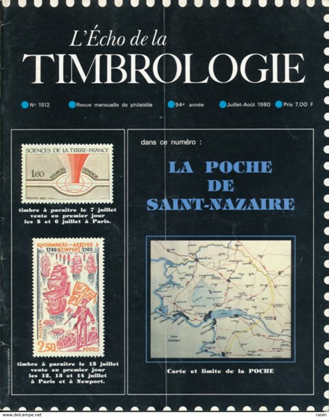 L'Echo de la Timbrologie année 1980 10 numéros