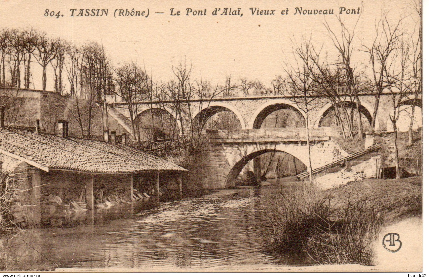 69. Tassin. Le Pont D'alaï. Vieux Et Nouveau Pont - Autres & Non Classés