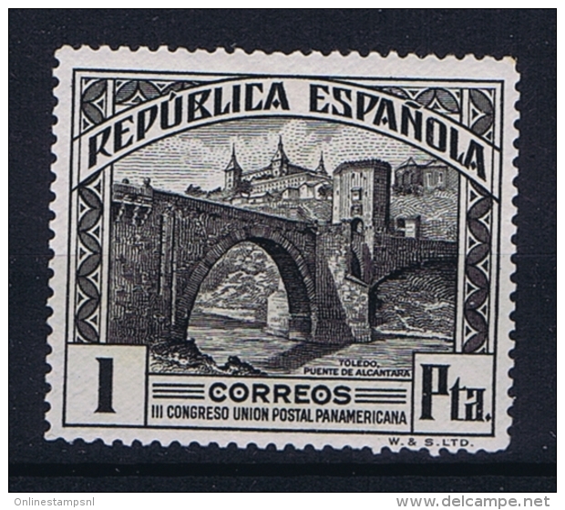 Spain: Ed 693  Mi Nr 645 B   MH/* Falz/ Charniere - Nuevos