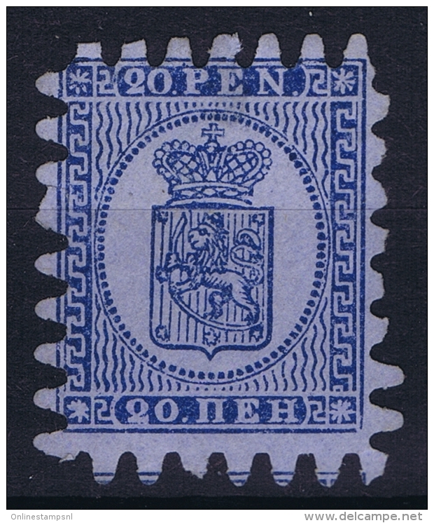 Finland: 1866 Mi Nr 8 C  FA 8  Not Used (*) SG - Nuevos