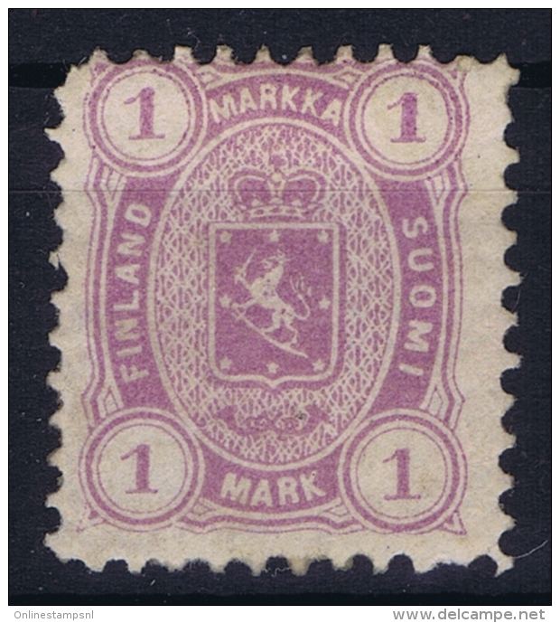 Finland: 1875  Mi Nr 19 Ay,   Perfo 11 X 11   MH/* Falz/ Charniere - Unused Stamps