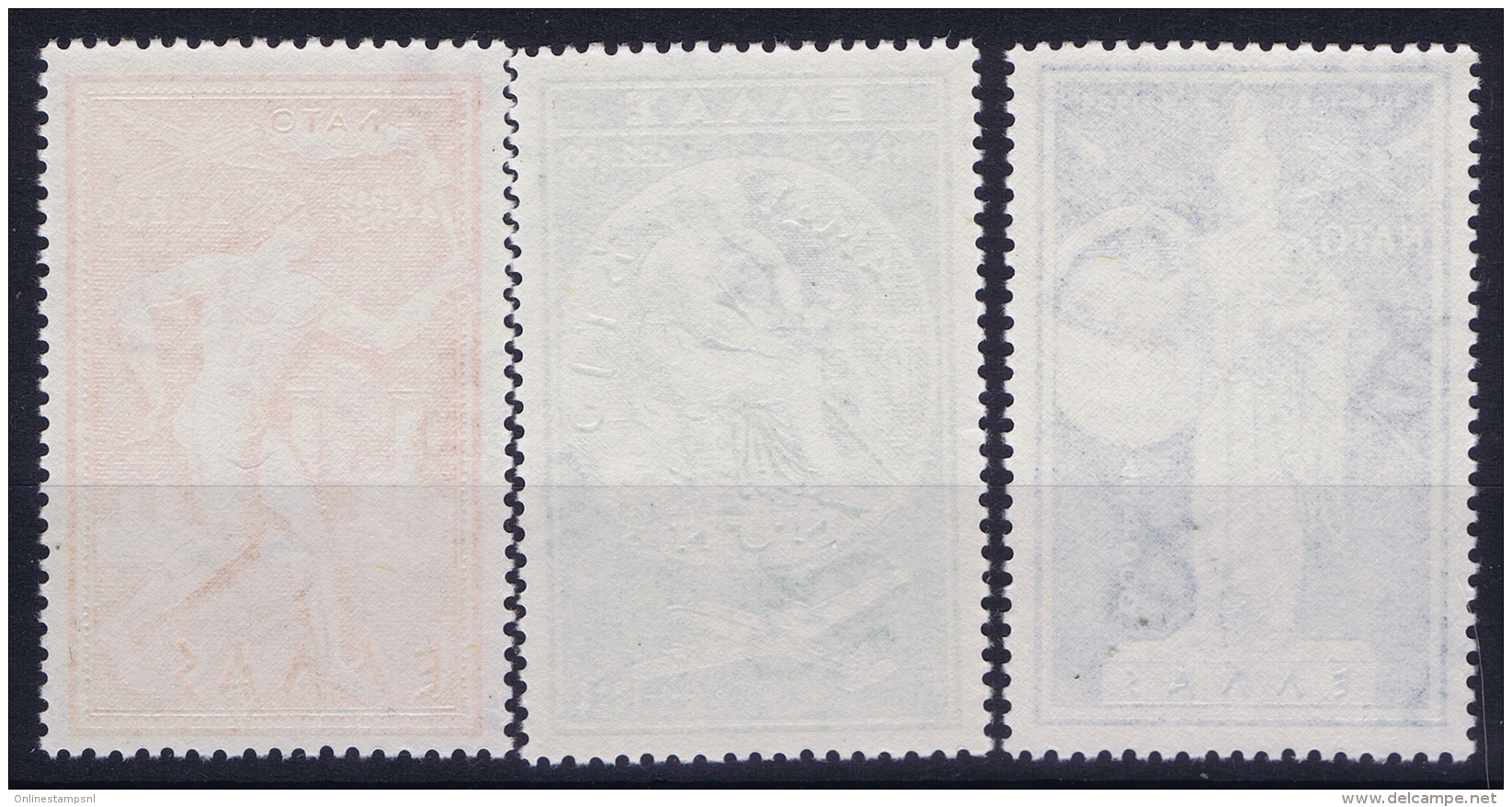 Greece: 1954  Mi 615 - 617  NATO  MNH/**/postfrisch/neuf Sans Charniere - Unused Stamps