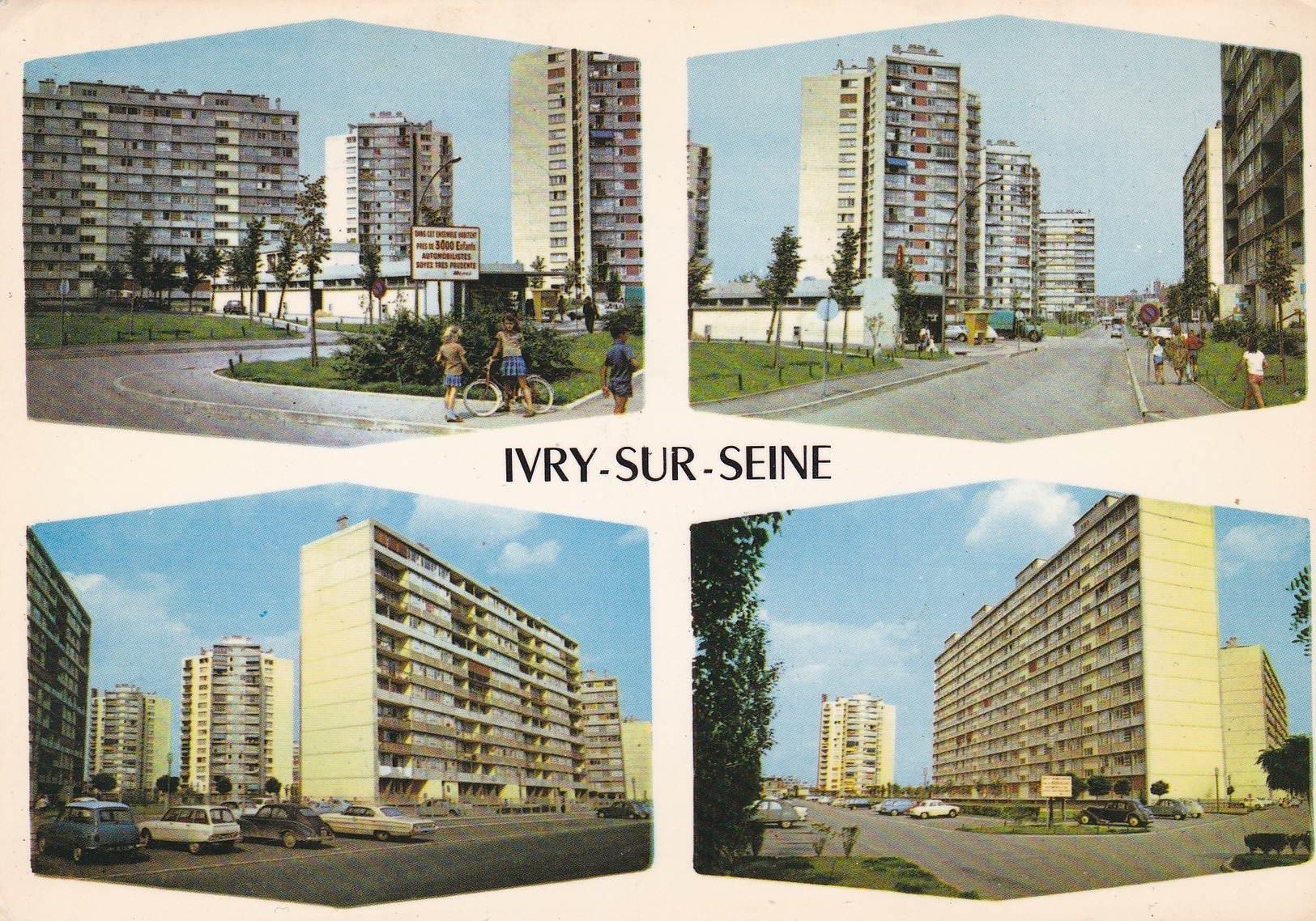 CPM  De  IVRY Sur SEINE (94)  -  Divers Aspects De La Cité Hoche   //  TBE - Ivry Sur Seine