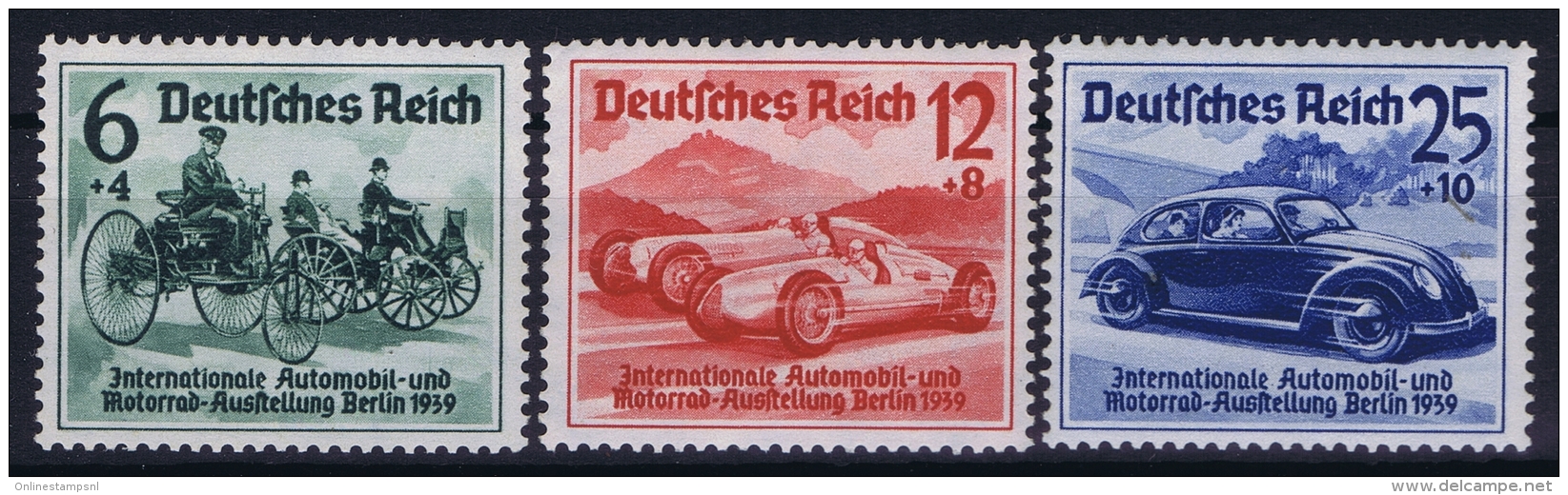 Reich: Mi Nr  686 - 688 MNH/**/postfrisch/neuf Sans Charniere 1939  688 Has A Spot In The Gum. - Nuovi