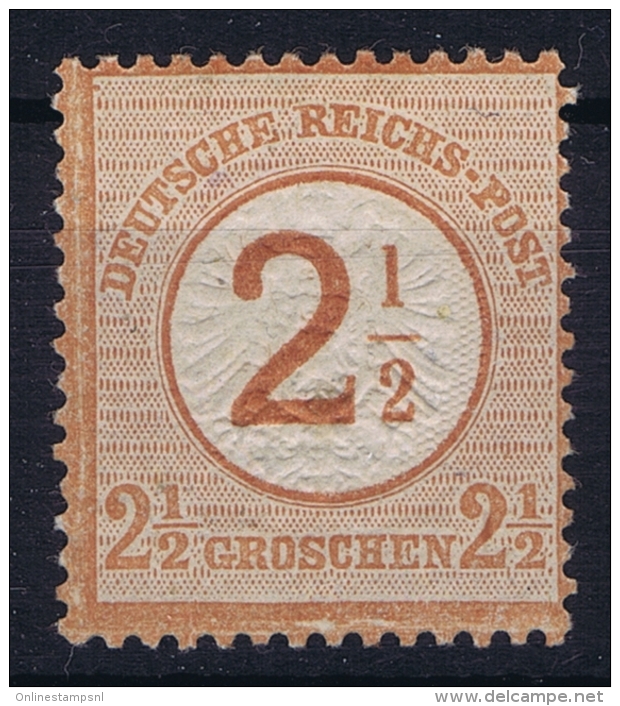 Reich: Mi Nr  29 MH/* Falz/ Charniere 1874 - Nuovi