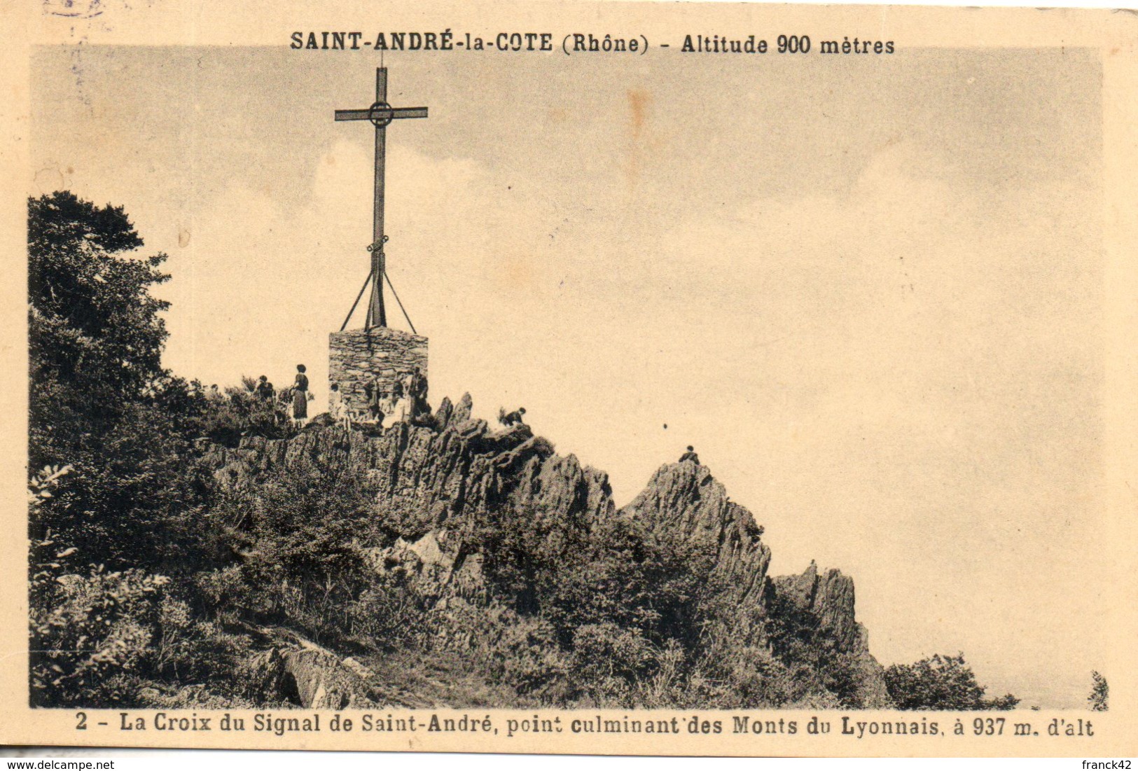 69. Saint André La Cote. La Croix Du Signal - Saint-André-la-Côte