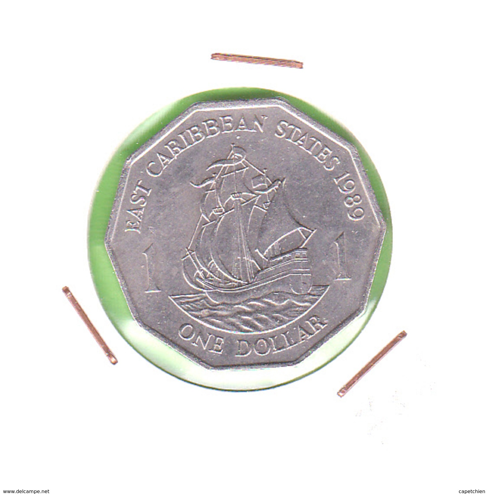 CARAÏBES ORIENTALES / ONE DOLLAR / 1989 - East Caribbean States