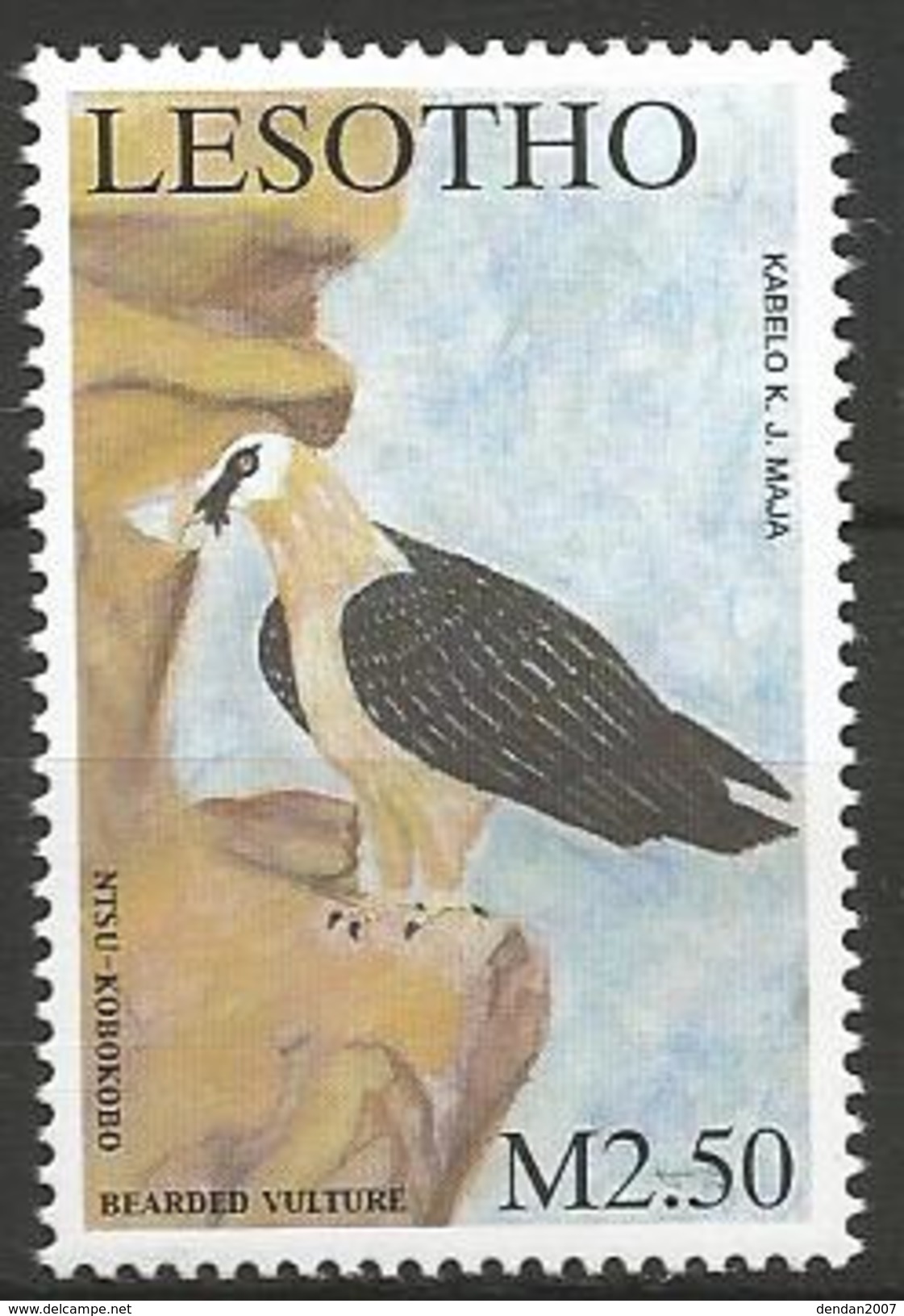 Lesotho - MNH - Bearded Vulture ( Gypaetus Barbatus ) - Arends & Roofvogels