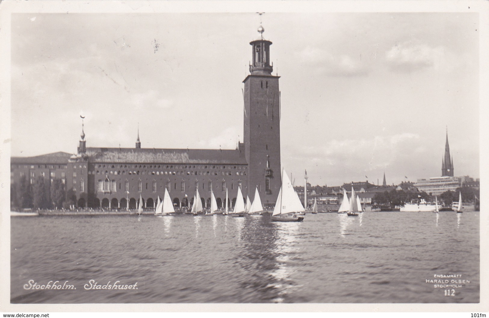 Sweden - Stockholm Stadshuset 1936 - Suède