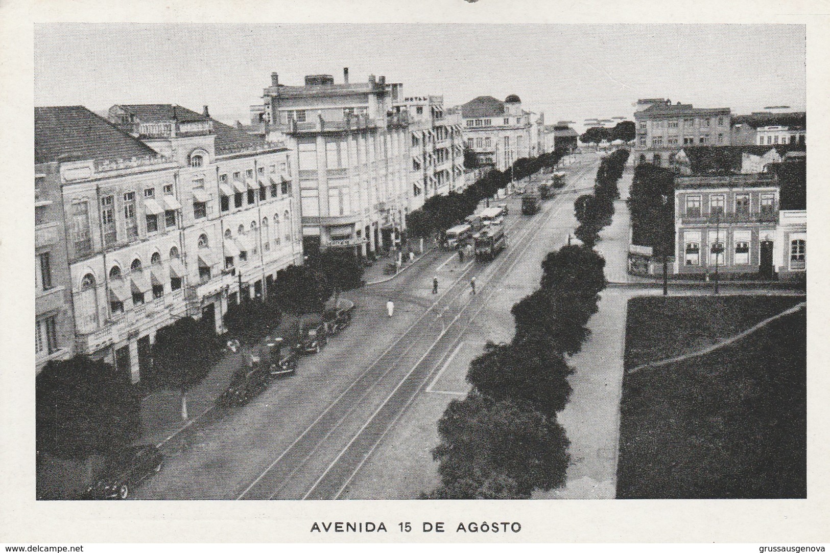 9037) BRASILE VISTAS DE BELEM AVENIDA 15 DE AGOSTO NON VIAGGIATA MA FOLDER DATATO 1945 - Belém