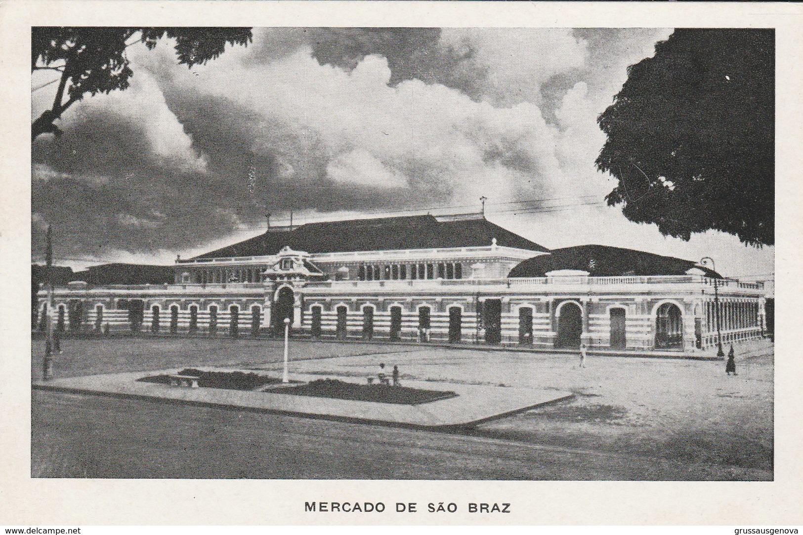 9040) BRASILE VISTAS DE BELEM MERCADO DE SAO BRAZ NON VIAGGIATA MA FOLDER DATATO 1945 - Belém