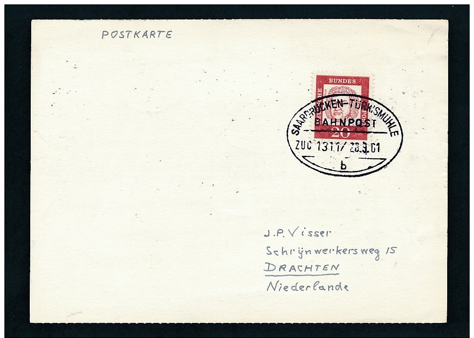 Bahnpost Stempel Beleg .... ( G5213 ) Siehe Foto - Sonstige & Ohne Zuordnung