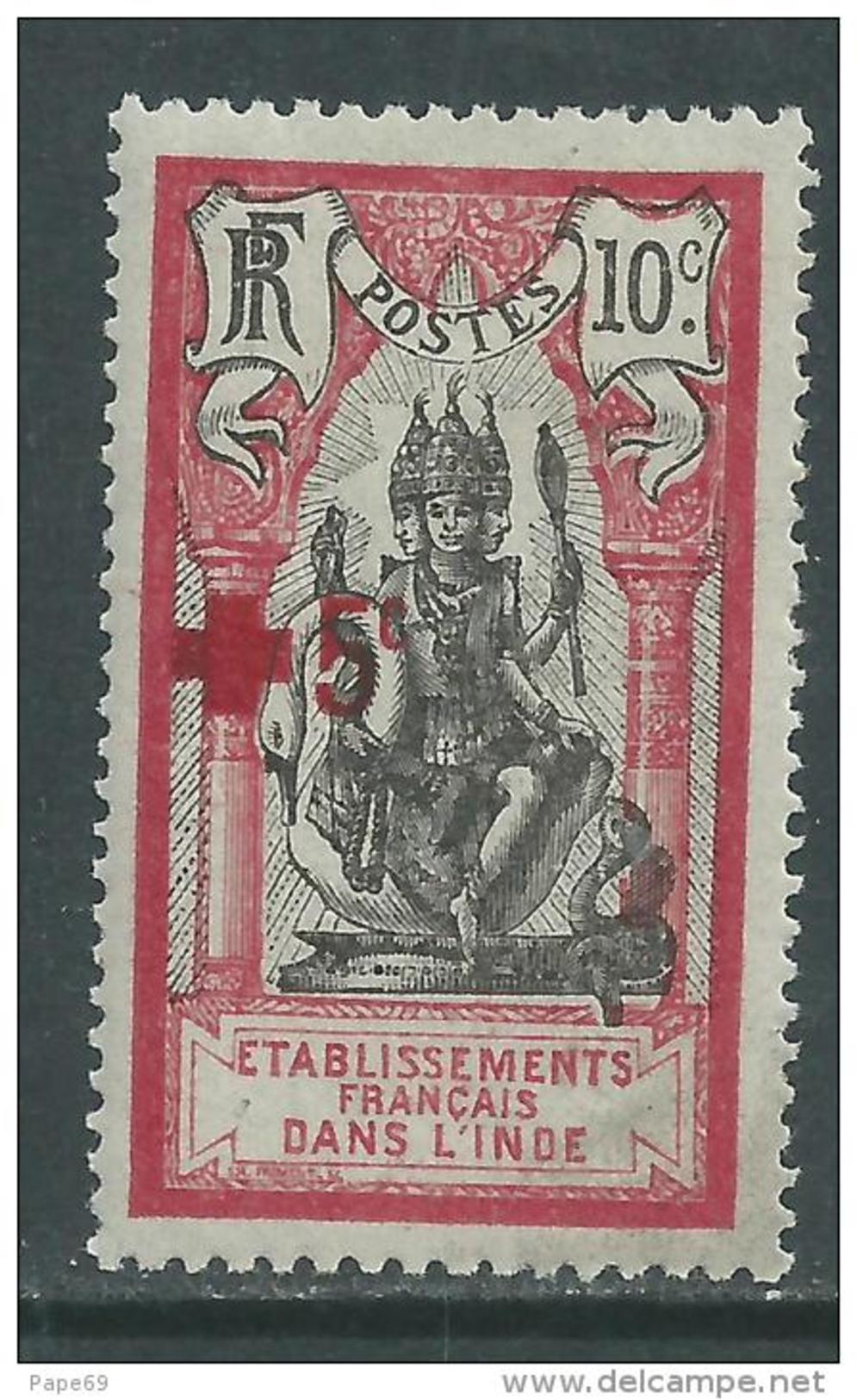 Inde N° 48 X  Au Profit De La Croix- Rouge, Trace De  Charnière Sinon TB - Unused Stamps