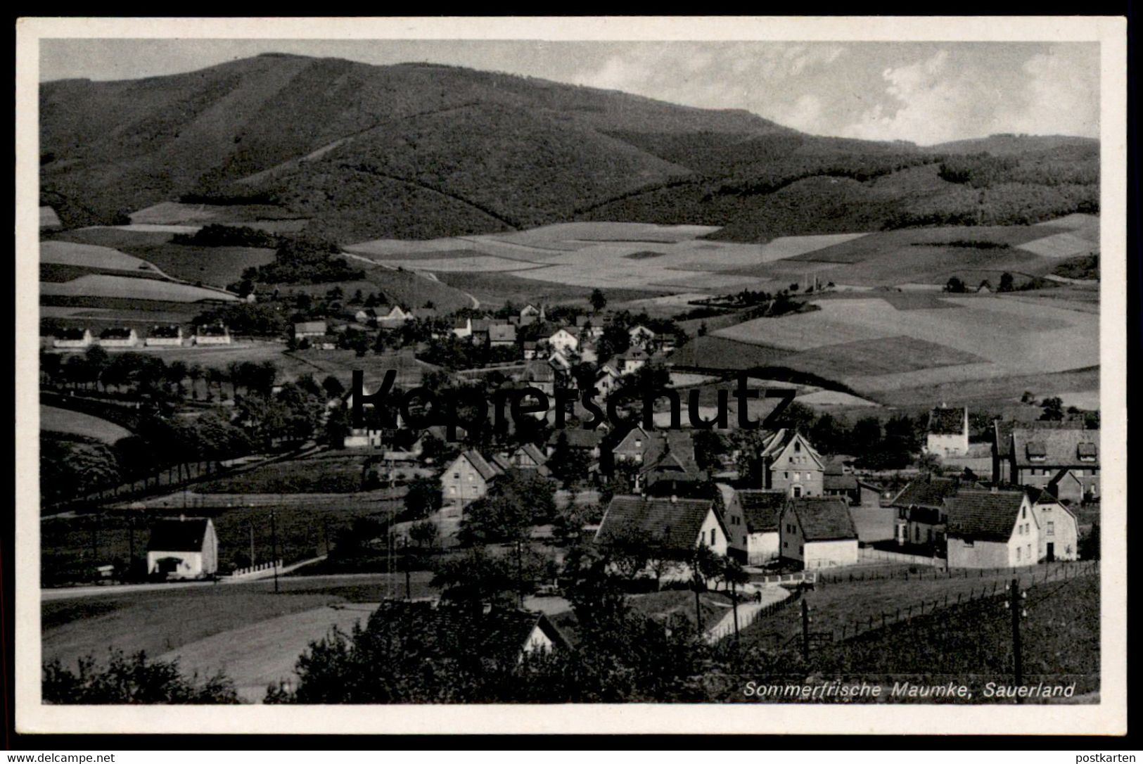 ALTE POSTKARTE SOMMERFRISCHE MAUMKE SAUERLAND PANORAMA TOTALANSICHT GESAMTANSICHT Lennestadt Cpa Ansichtskarte Postcard - Lennestadt