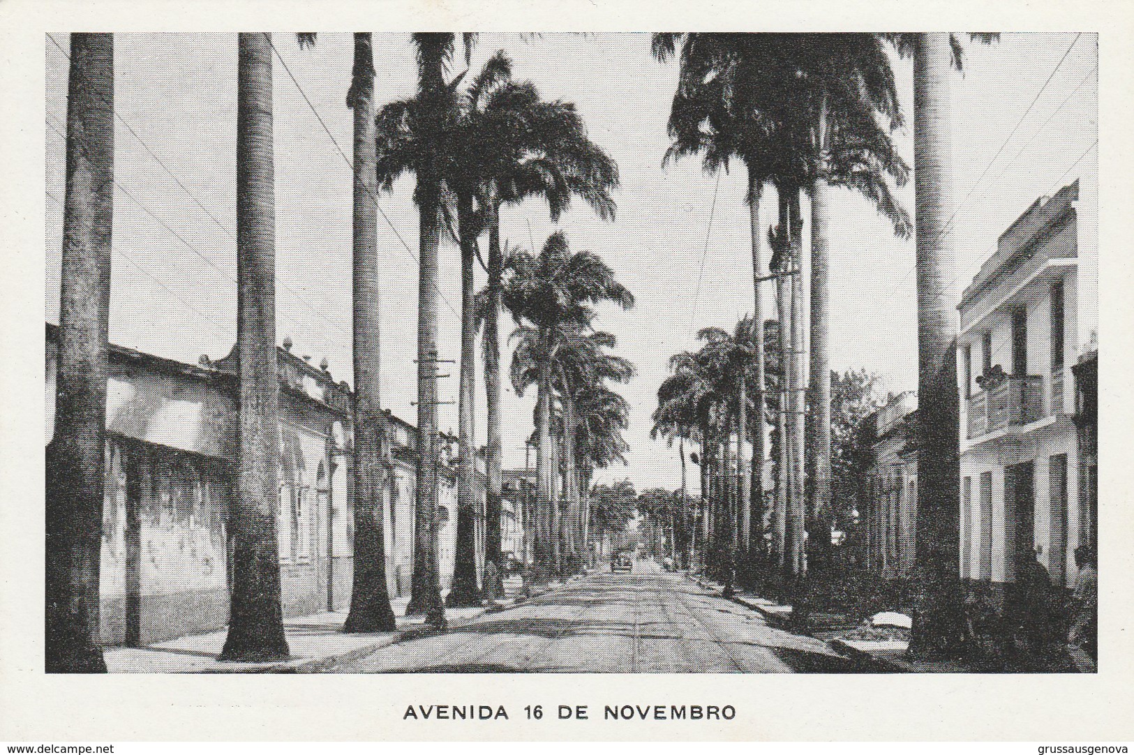 9045) BRASILE VISTAS DE BELEM AVENIDA 16 DE NOVEMBRO NON VIAGGIATA MA FOLDER DATATO 1945 - Belém