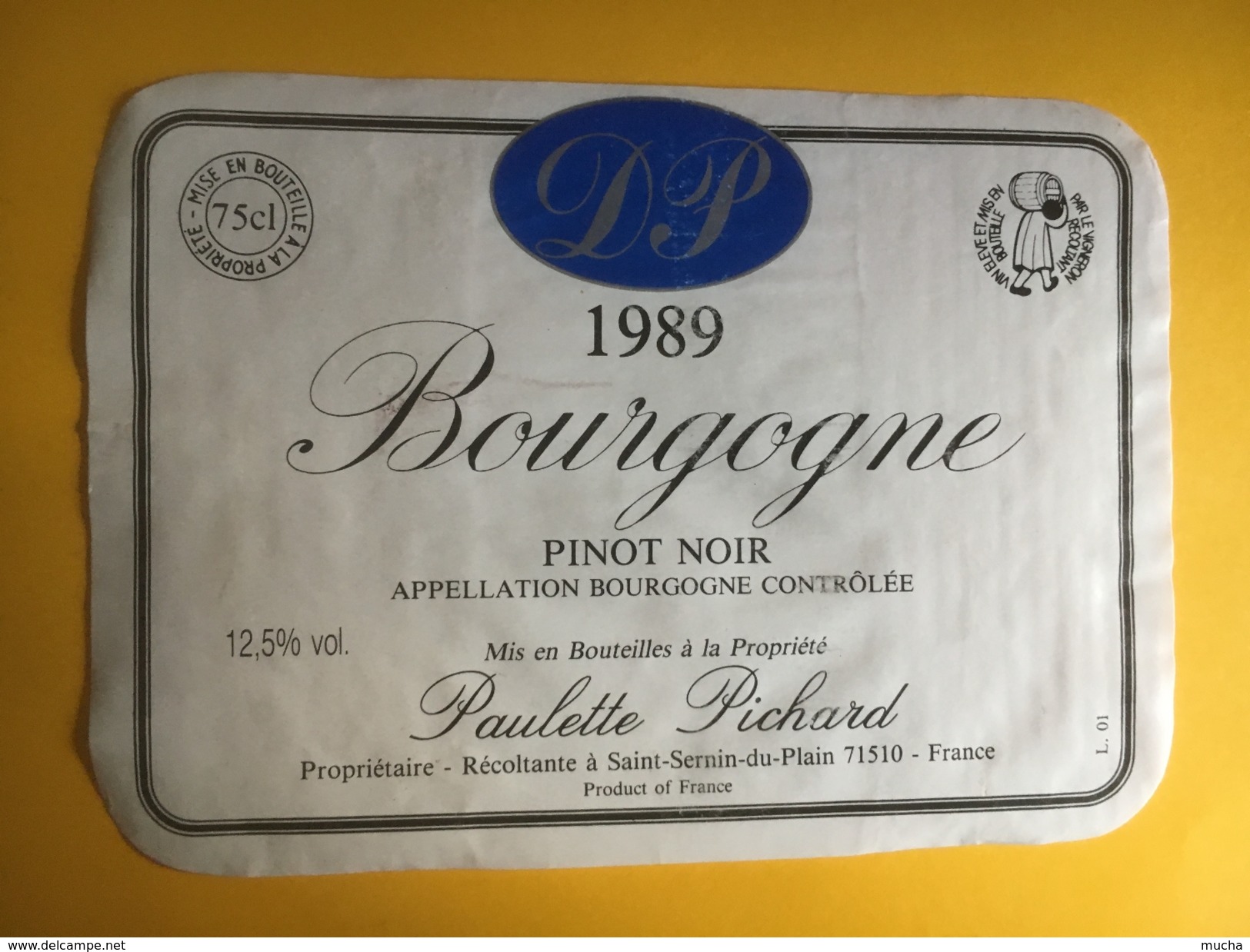 2678 -  Bourgogne Pinot Noir 1989 - Bourgogne