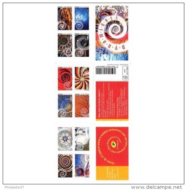 Carnet Commémoratif BC927 "Dynamiques" Timbres Neufs ** Année 2014 - Croix Rouge