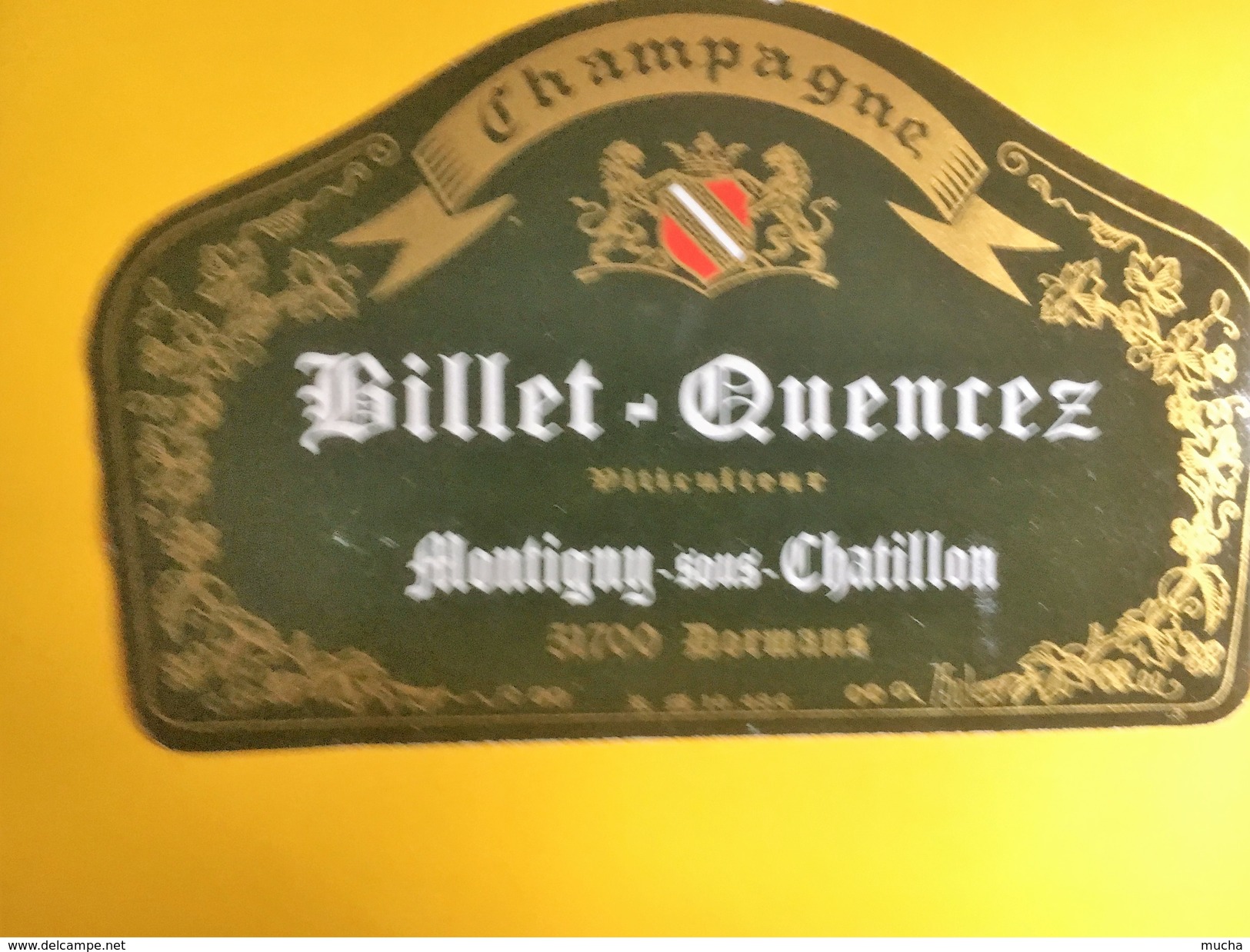 2686 -  Billet - Quencez Montigny-sous- Chatillon - Champagne