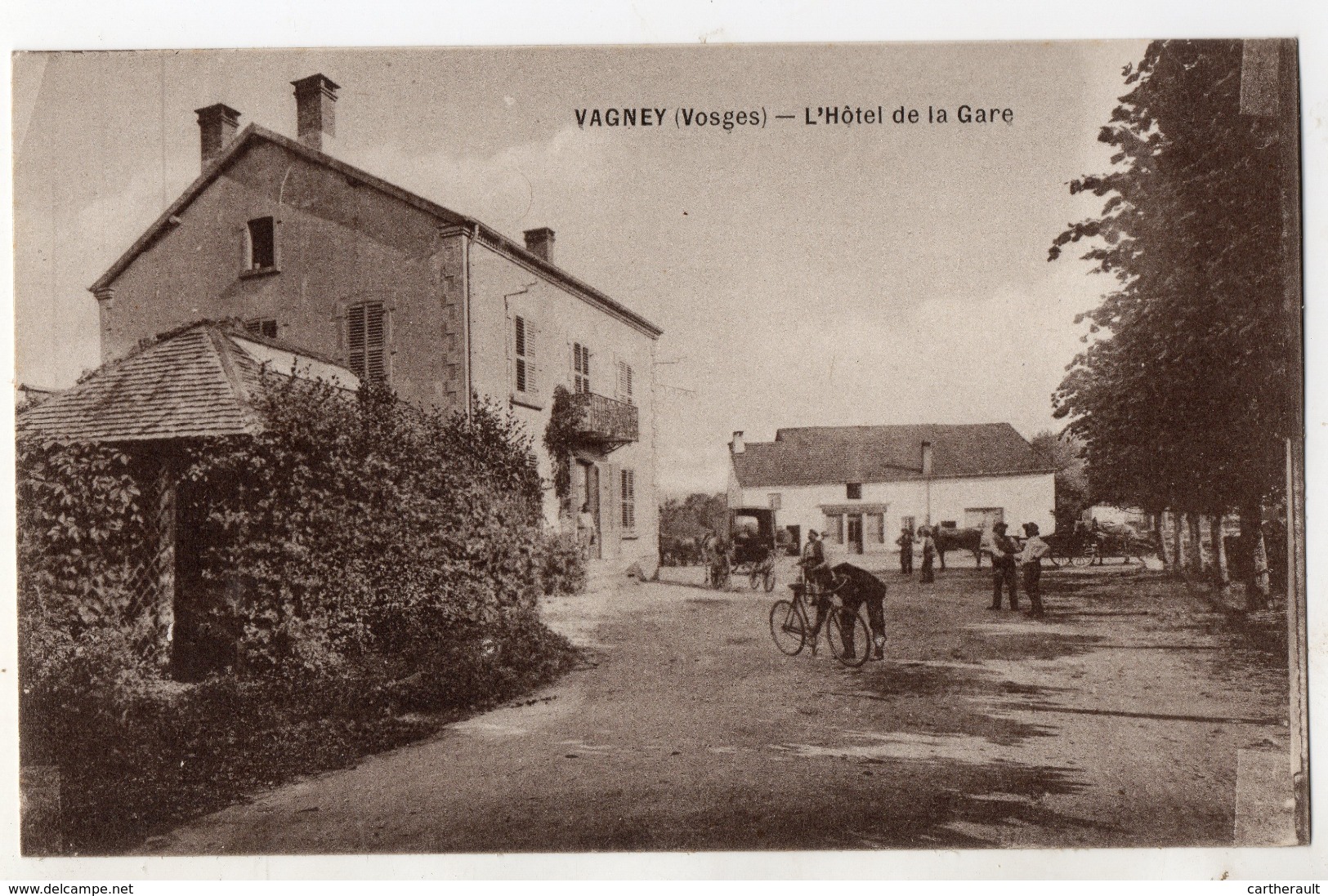 VAGNEY - L'HOTEL De La GARE - Remiremont