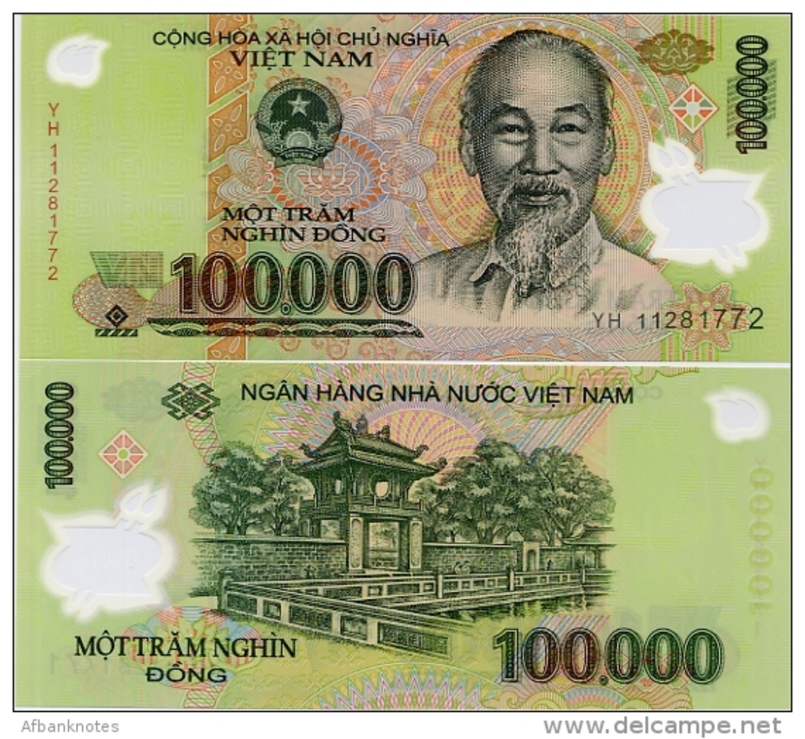 VIETNAM       100,000 Dong       P-122h       (20)11       UNC  [ 100000 ] - Vietnam