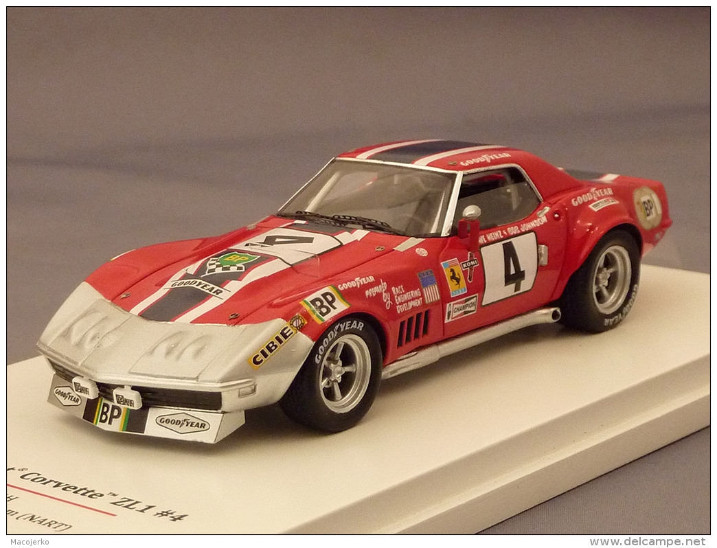 True Scale Miniatures 104325, Chevrolet Corvette ZL1 NART #4, Le Mans 1972, Heinz - Johnson, 1:43 - Autres & Non Classés